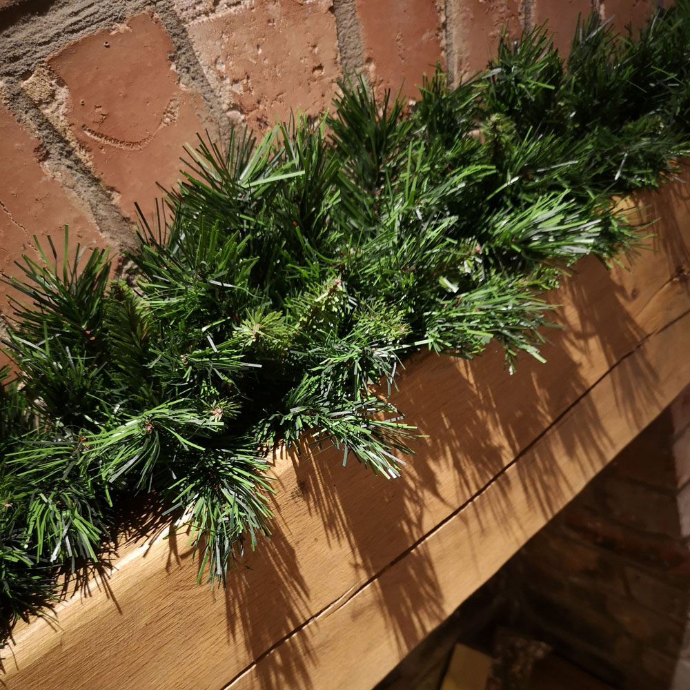 Samuel Alexander Green Kateson Fir Artificial Christmas Swag with 108 Tips 90cm Image 5