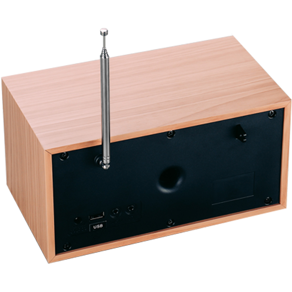 August MB420K Oak Mains Powered DAB+ FM Radio and Bluetooth Speaker Image 3