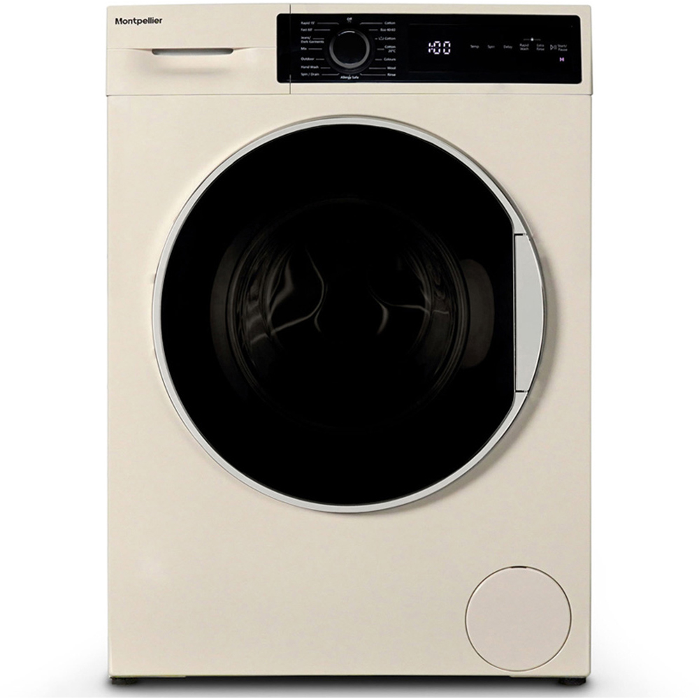 Montpellier MWM814BLC 8kg Cream Wide Washing Machine Image 3