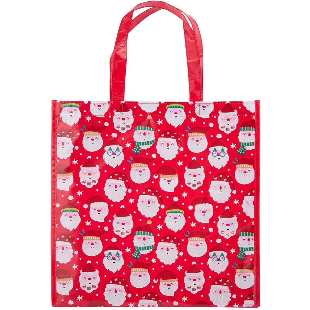 Assorted Cute Santa Shopper Bag Multicolour Image 4