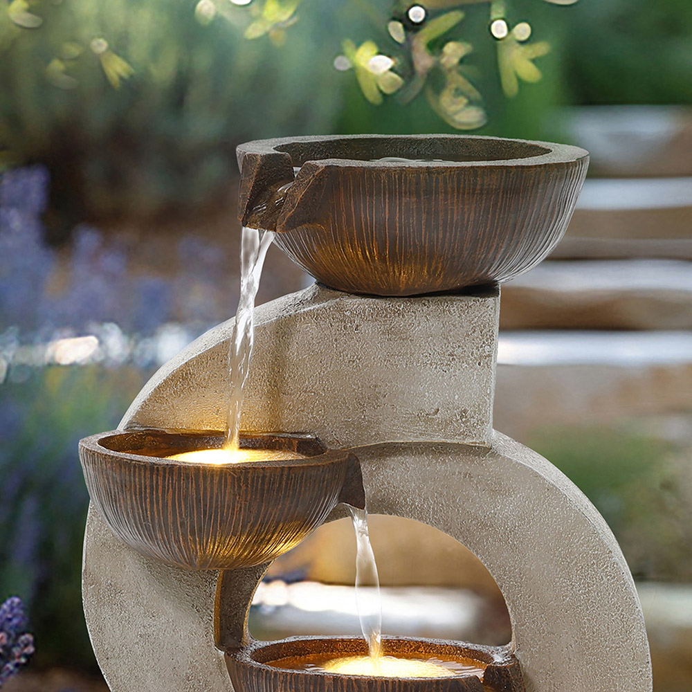 Charles Bentley Nile Mains Powered Cascading Water Feature Image 8