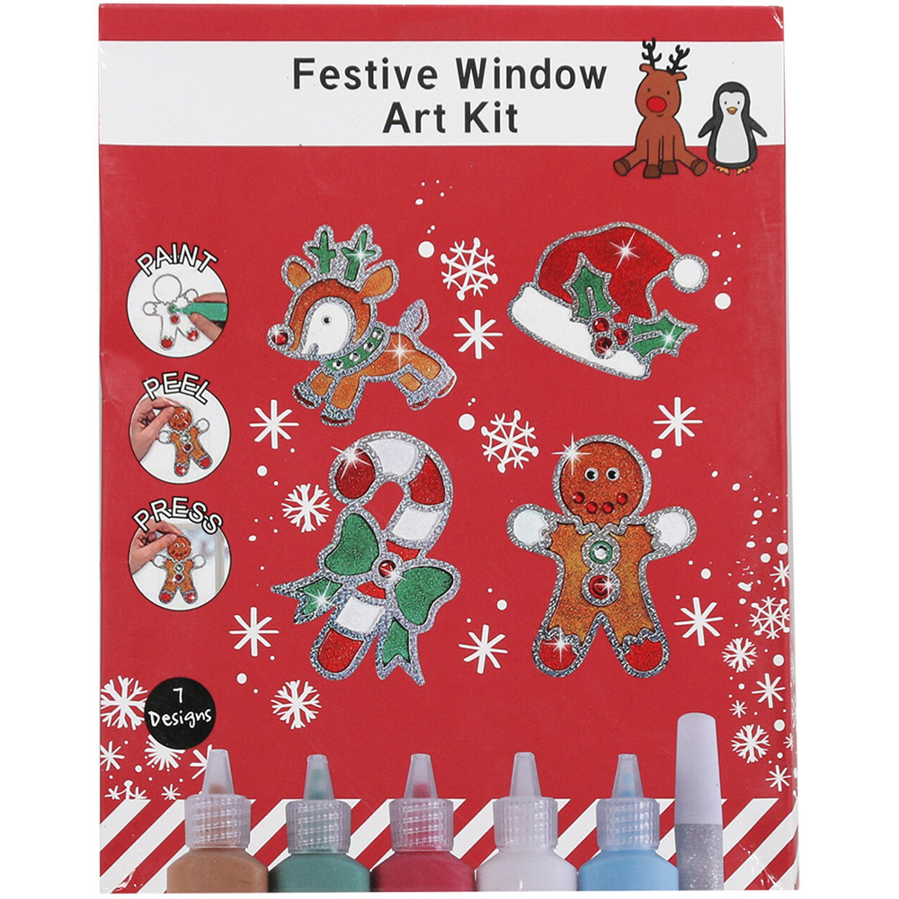 Crafty Club Make Your Own Festive Window Art Kit Image