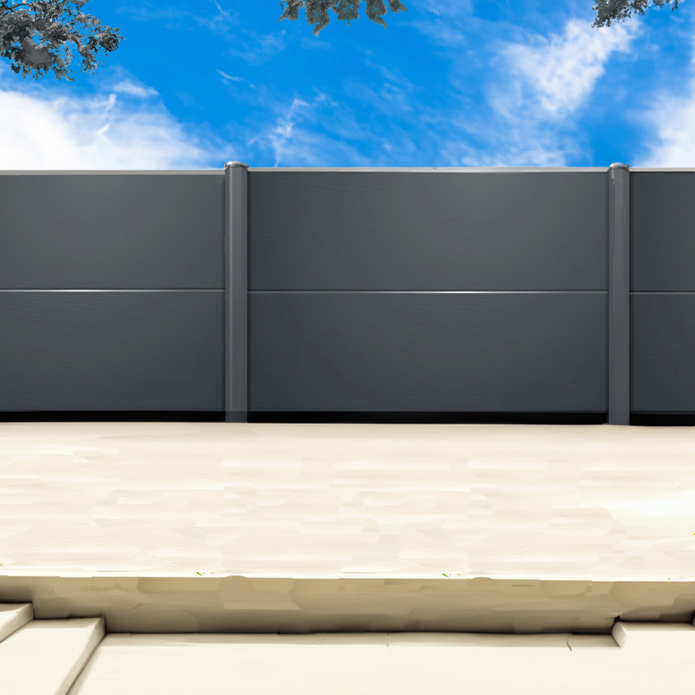 Endurofence Anthracite Grey 1830 x 1220mm Maintenance Free Fence Panel Image 1