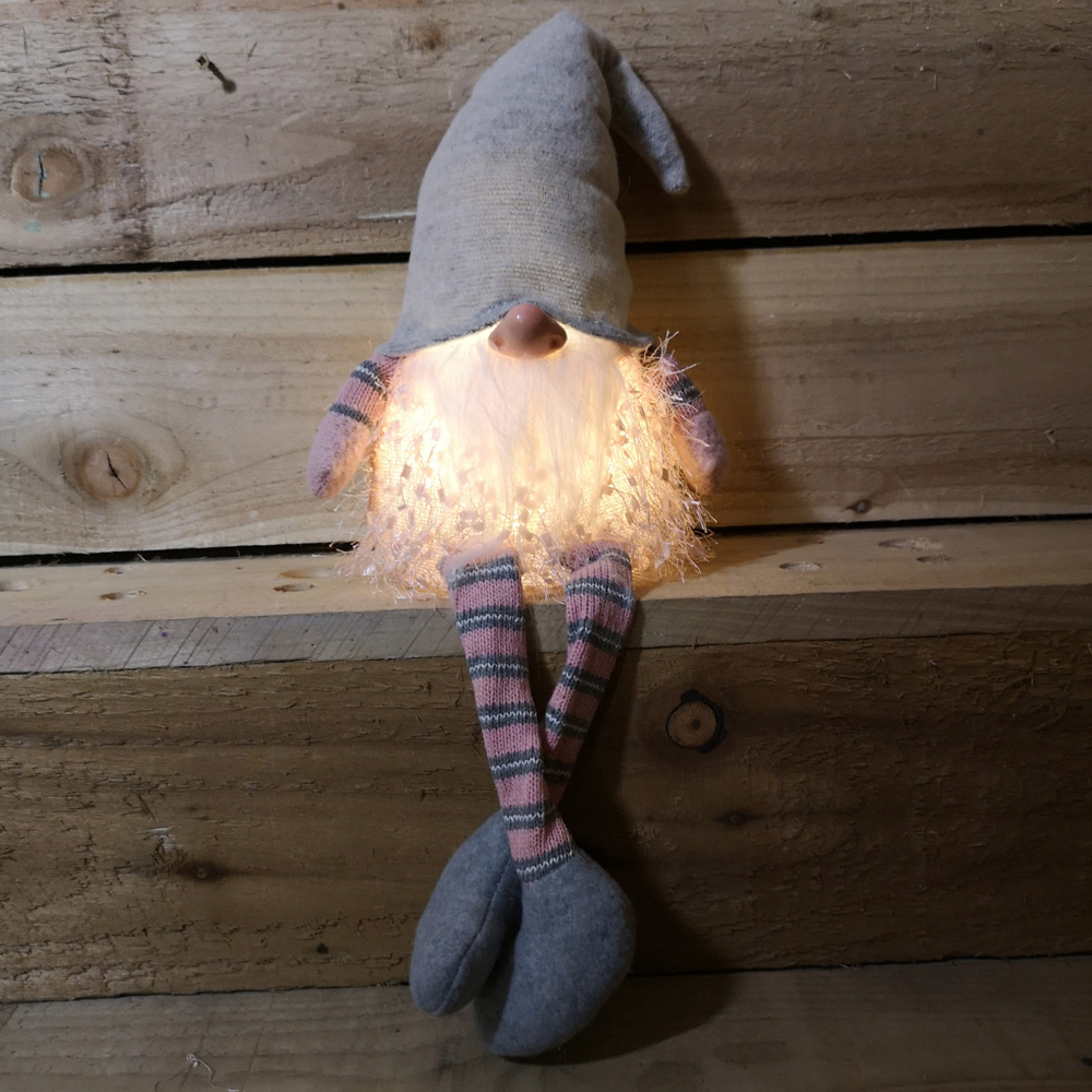 Samuel Alexander LED Dangly Legs Sitting Male Gonk Christmas Decoration 50cm Image 2