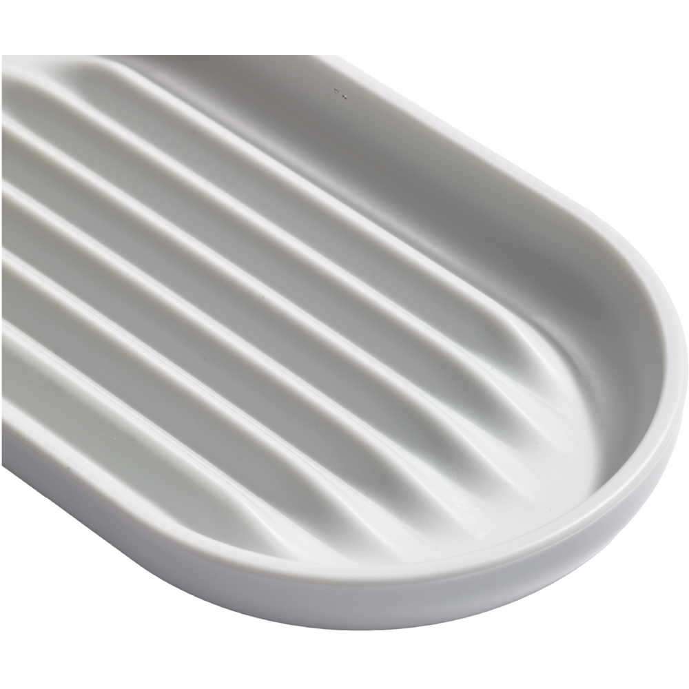 ReBorn Stone Effect Recycled Plastic Soap Dish Twin Pack Image 6