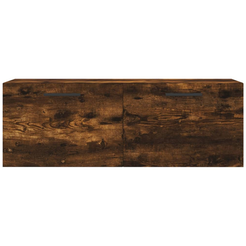 vidaXL 2 Door Smoked Oak Wall Cabinet Image 5