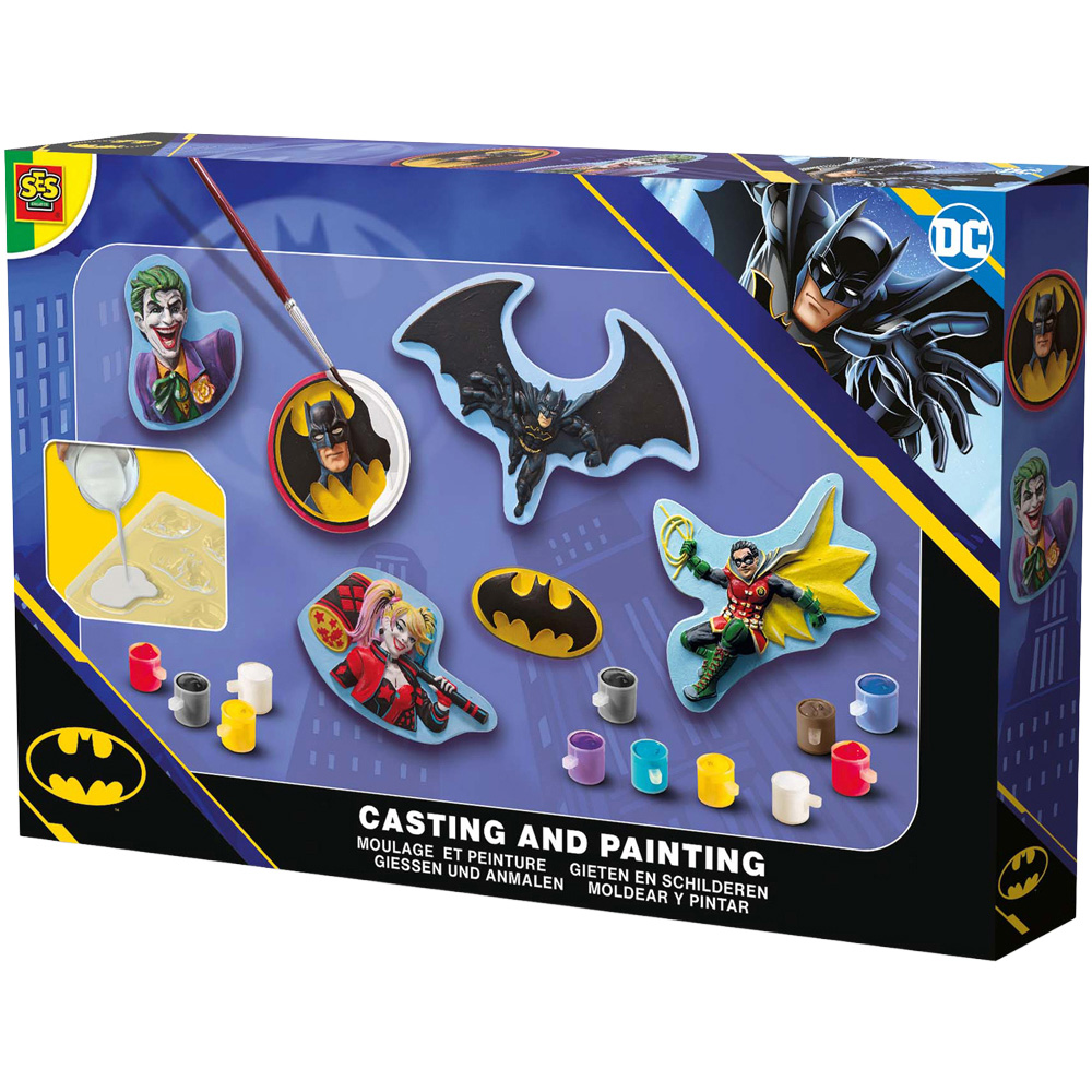 SES Creative DC Batman Plaster Casting and Painting Set Image 1