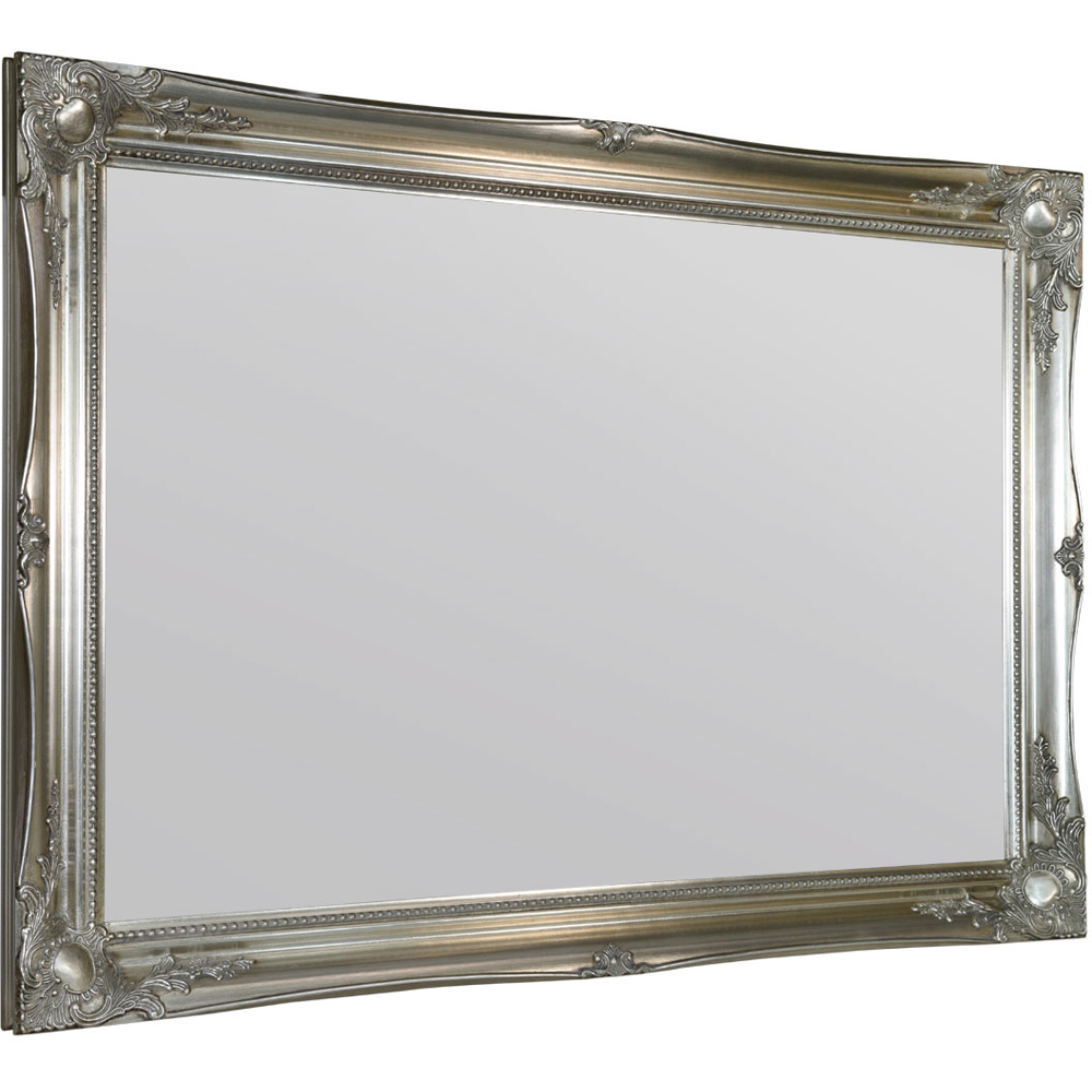 MirrorOutlet Hamilton Vintage Silver Antique Wall Mirror 107 x 76cm Image 4