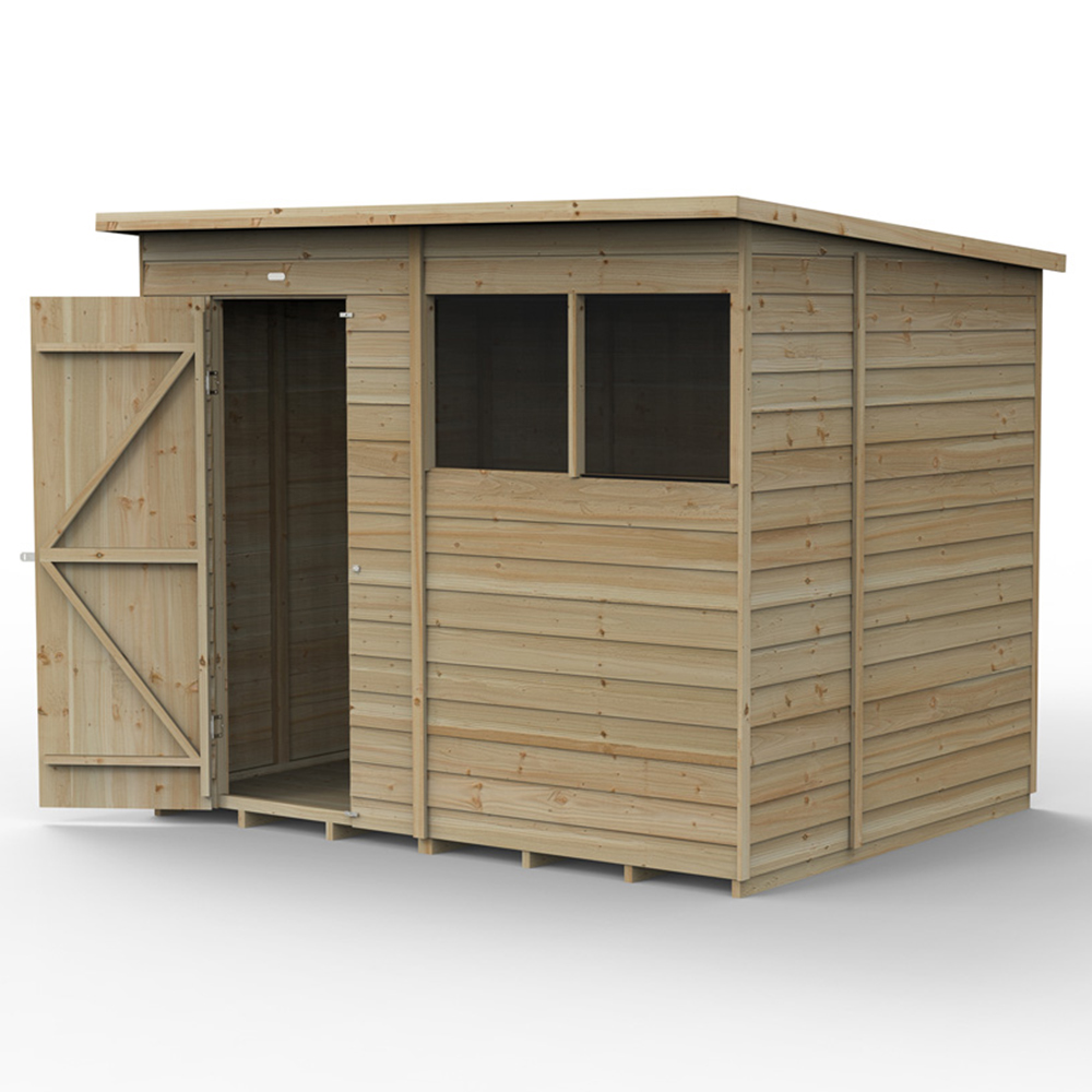 Forest Garden 4LIFE 8 x 6ft Pent Shed Image 3