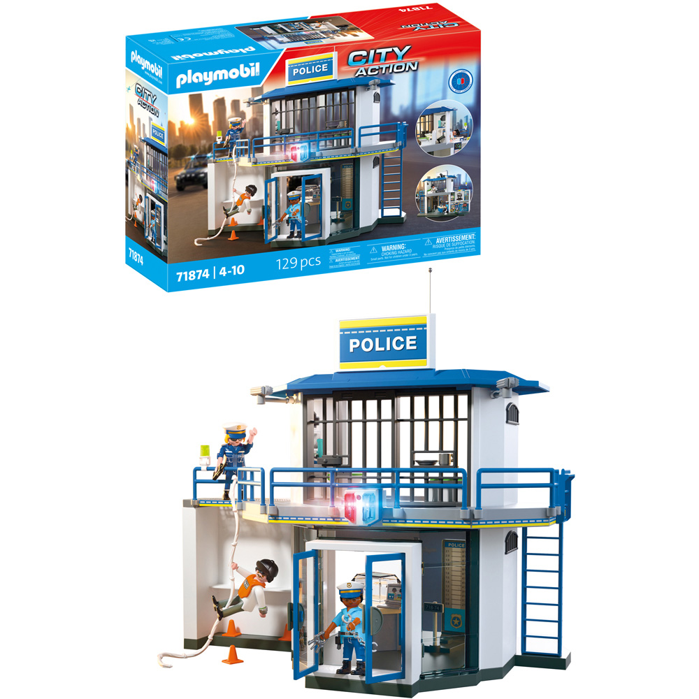 Playmobil Police Station with Investigation Room Playset Image 3