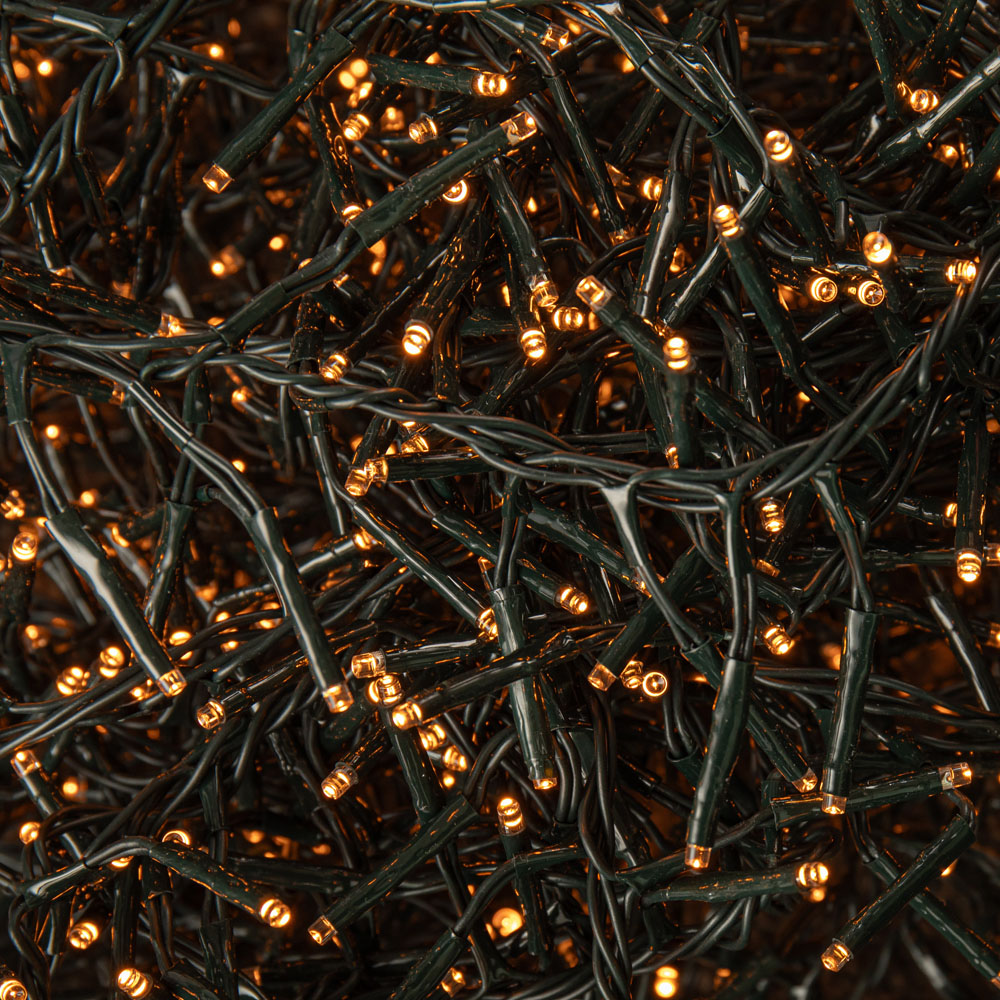 Samuel Alexander 1440 Vintage Gold LED Multi-Action Christmas Cluster String Light 18.5m Image 7