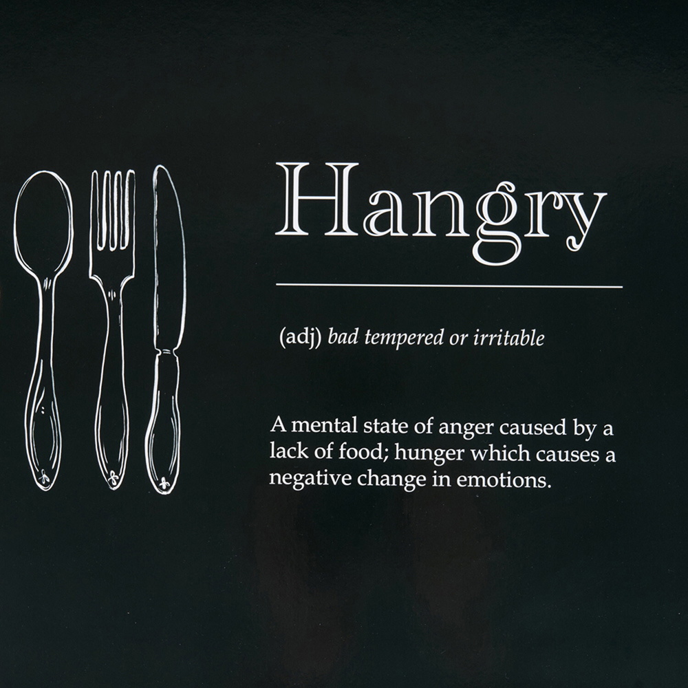Hangry Lap Tray Black Image 3
