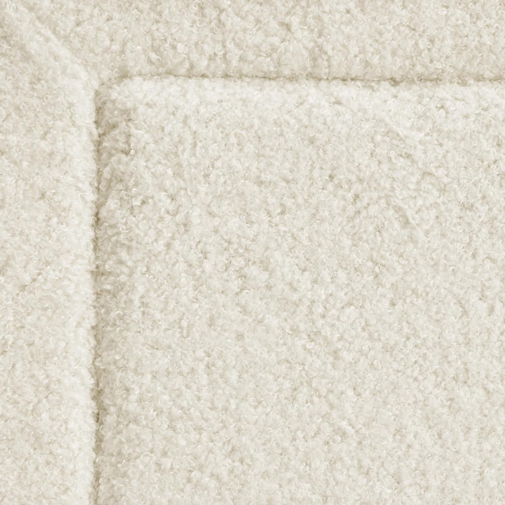 Home Treats Small Double Boucle Plush Ottoman Storage Bed Image 5