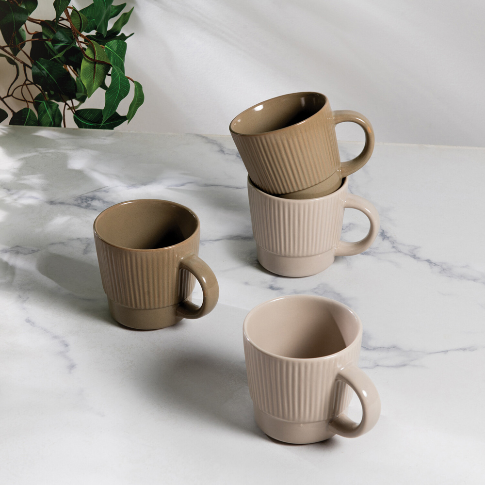 Form Stacking Mugs 4 pack Image 2