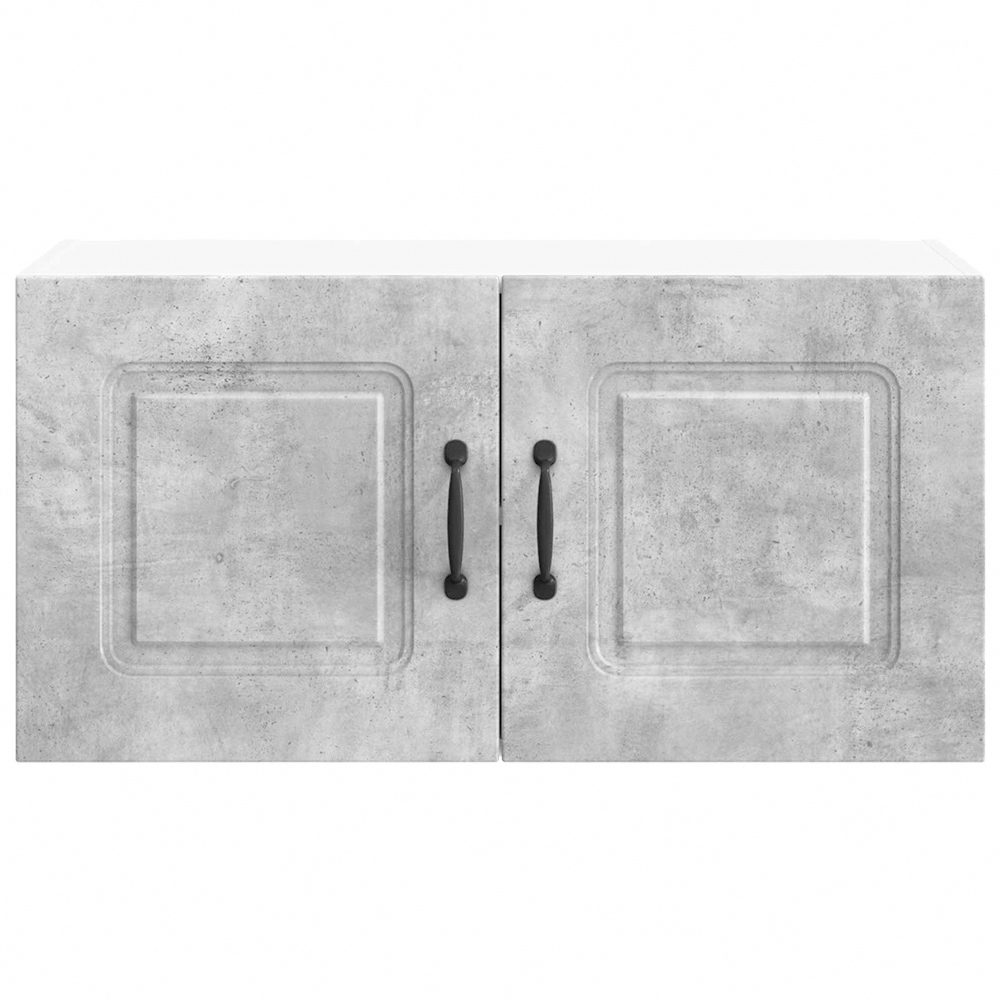 vidaXL Kalmar 2 Door Concrete Grey Wall Kitchen Cabinet Image 4
