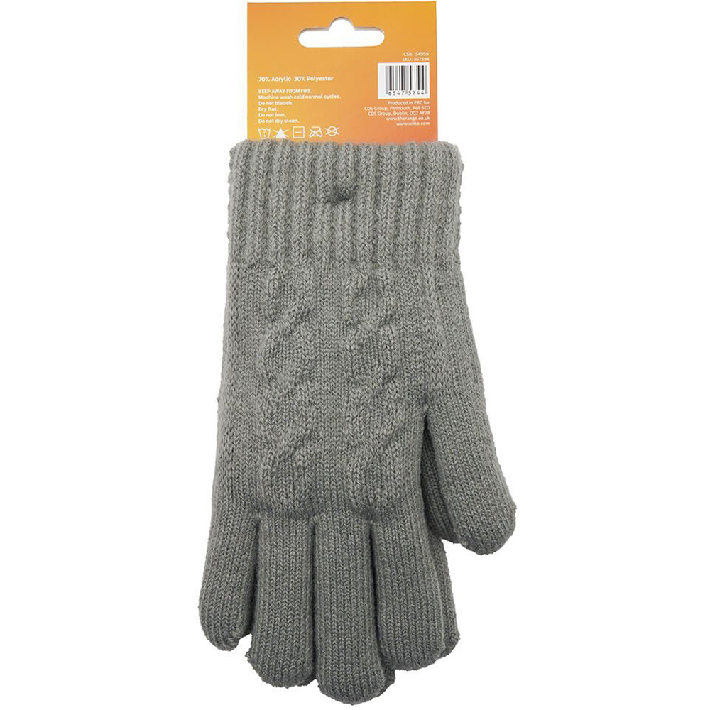 Ladies Assorted Thermal Gloves One Size - Multicolour Image 4