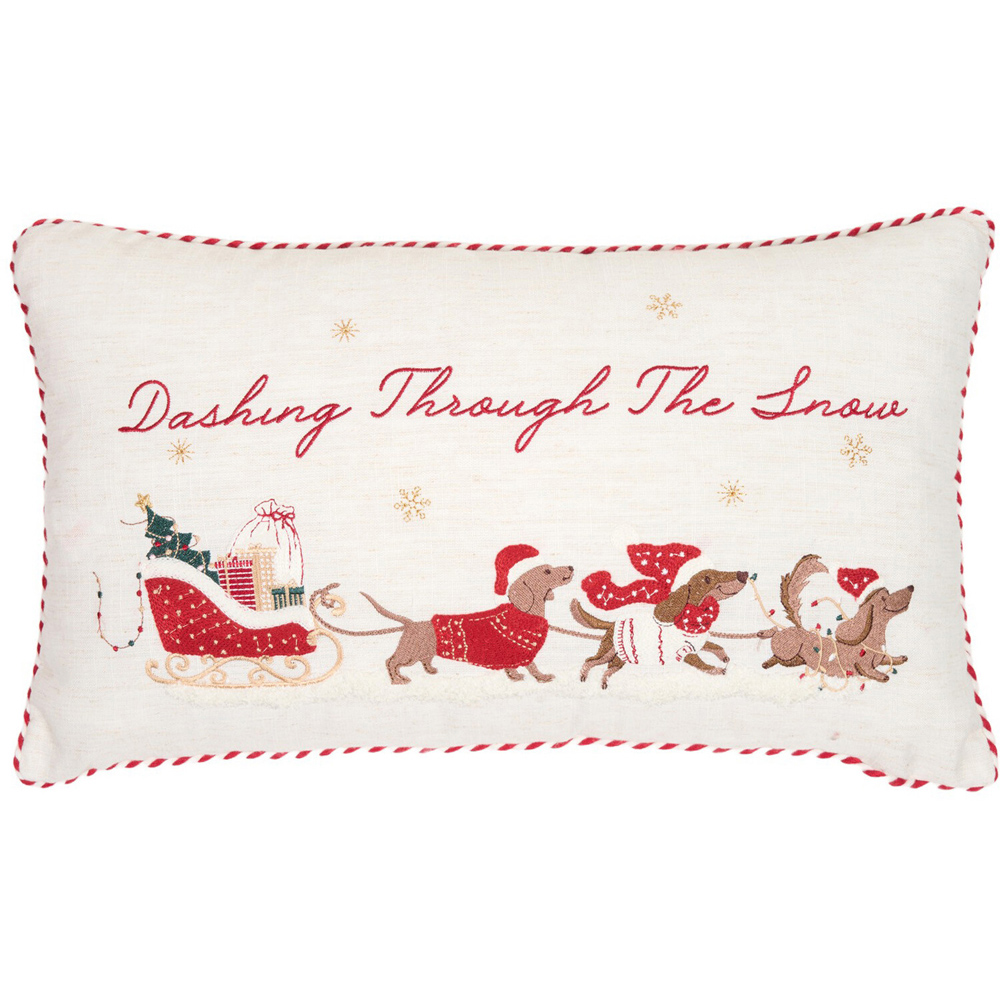 Dashing Through the Snow Cushion Image 1