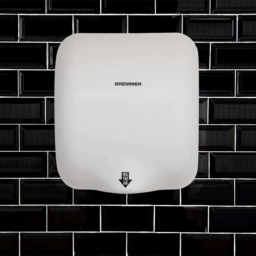 Bremmer Generic Turbo White Hand Dryer Image 2