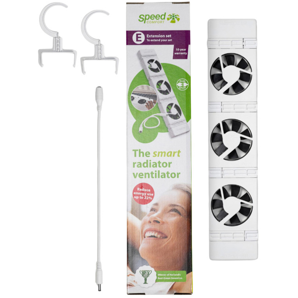 SpeedComfort Radiator Booster Extension Set with Hooks Image 6