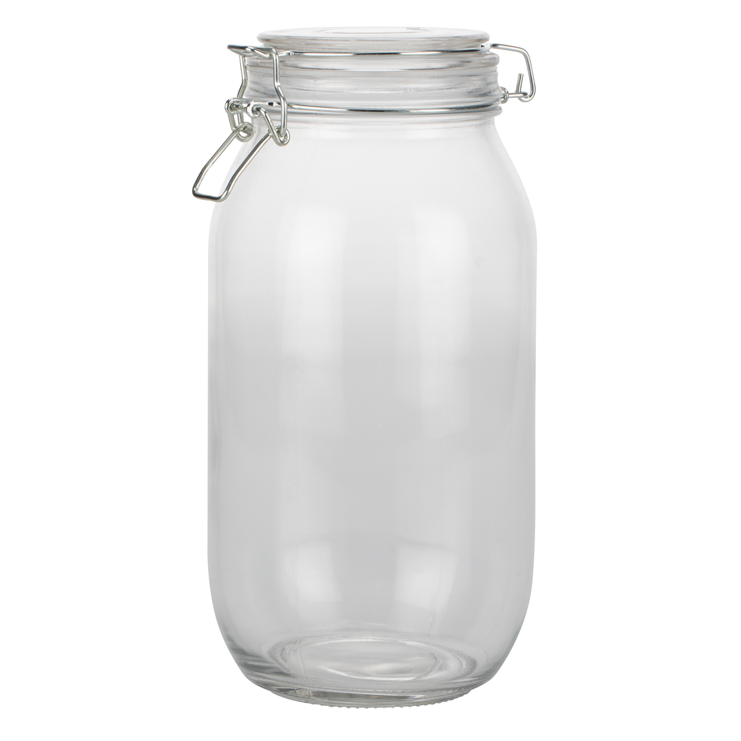 My Home Glass Storage Jar with Clip 2100ml Image