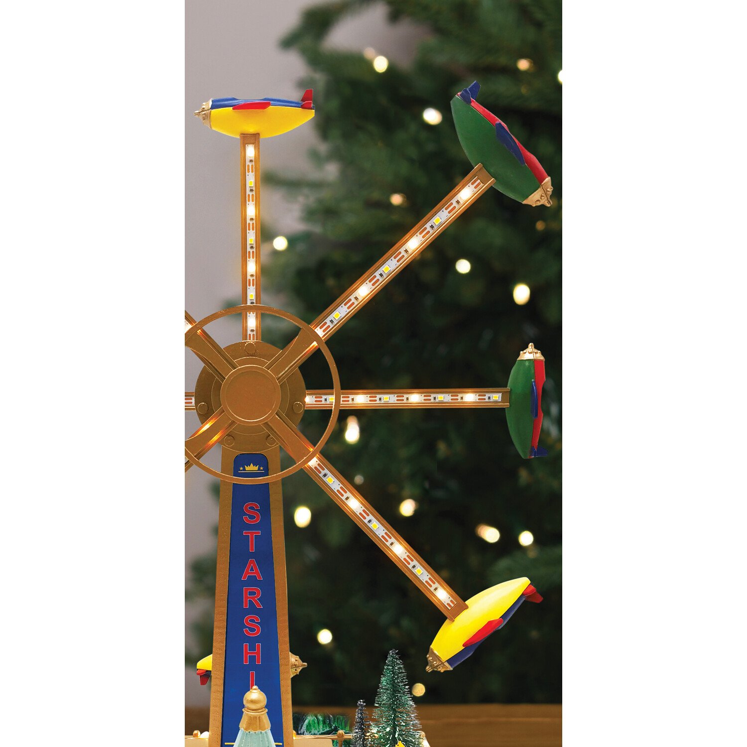 Christmas LED Spinning Plane Ride Image 3