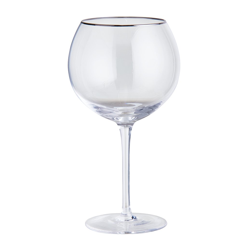 Wilko Silver Gin Glasses 2 Pack Image 2