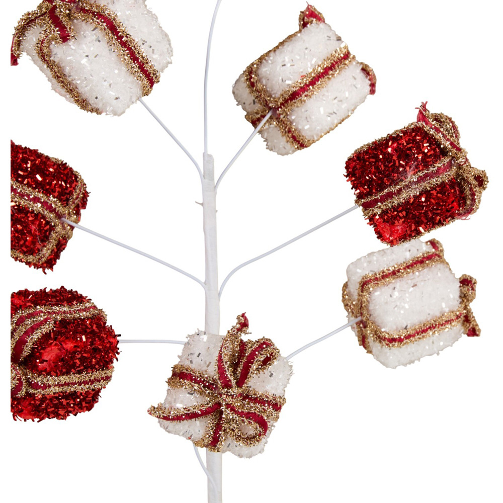 Glitter Tinsel Present Pick Image 3