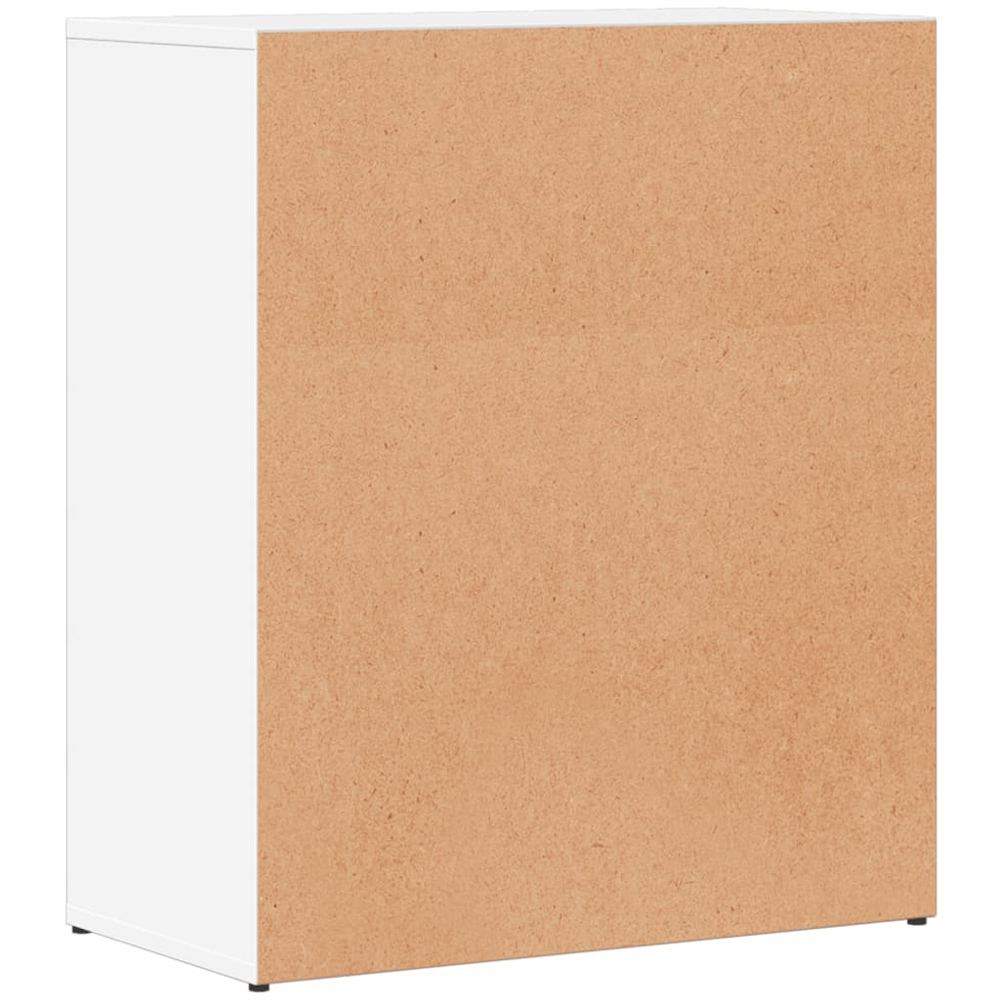 vidaXL 2 Door White Sideboard Image 6
