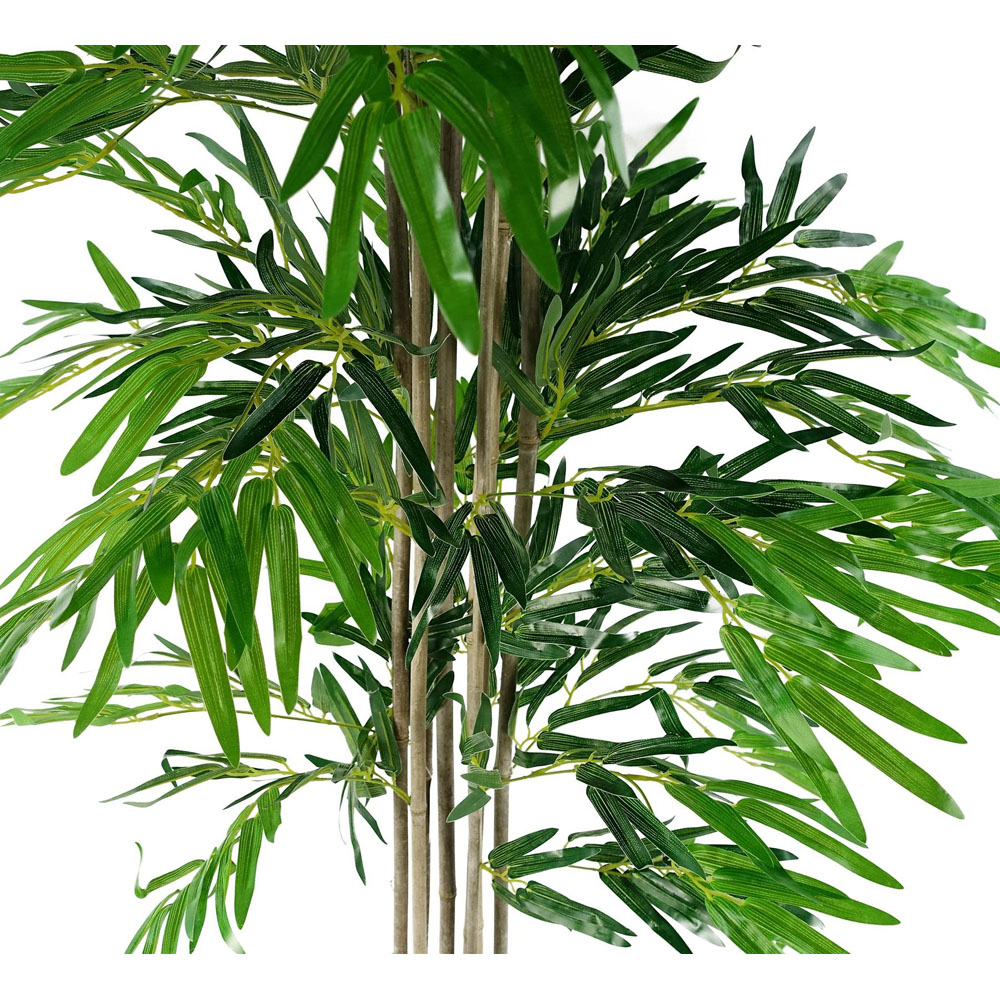 Leaf Green Bamboo Artificial Plant in Pot 6ft Image 3