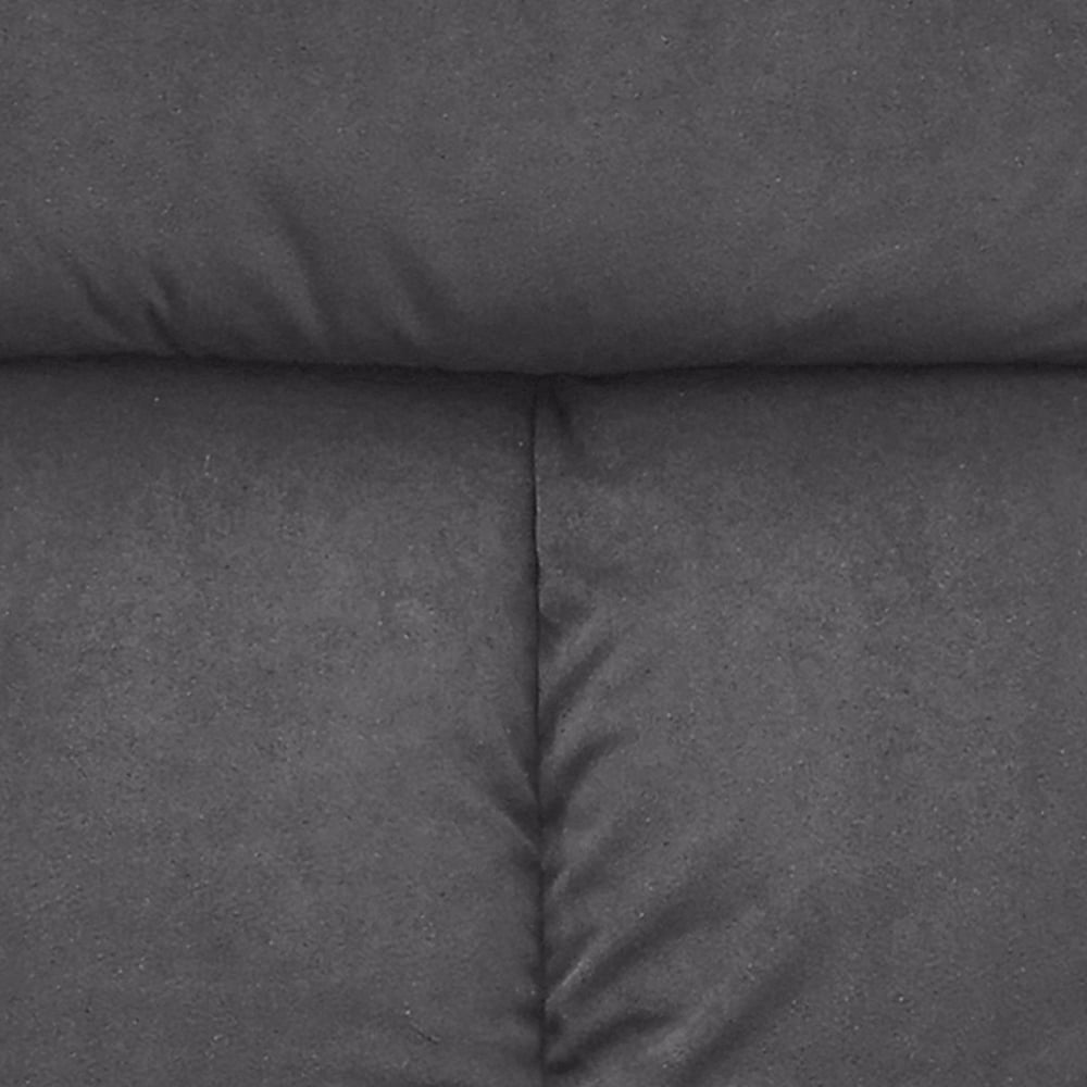 Living and Home Dark Grey Contemporary Upholstered Swivel Armchair Image 5