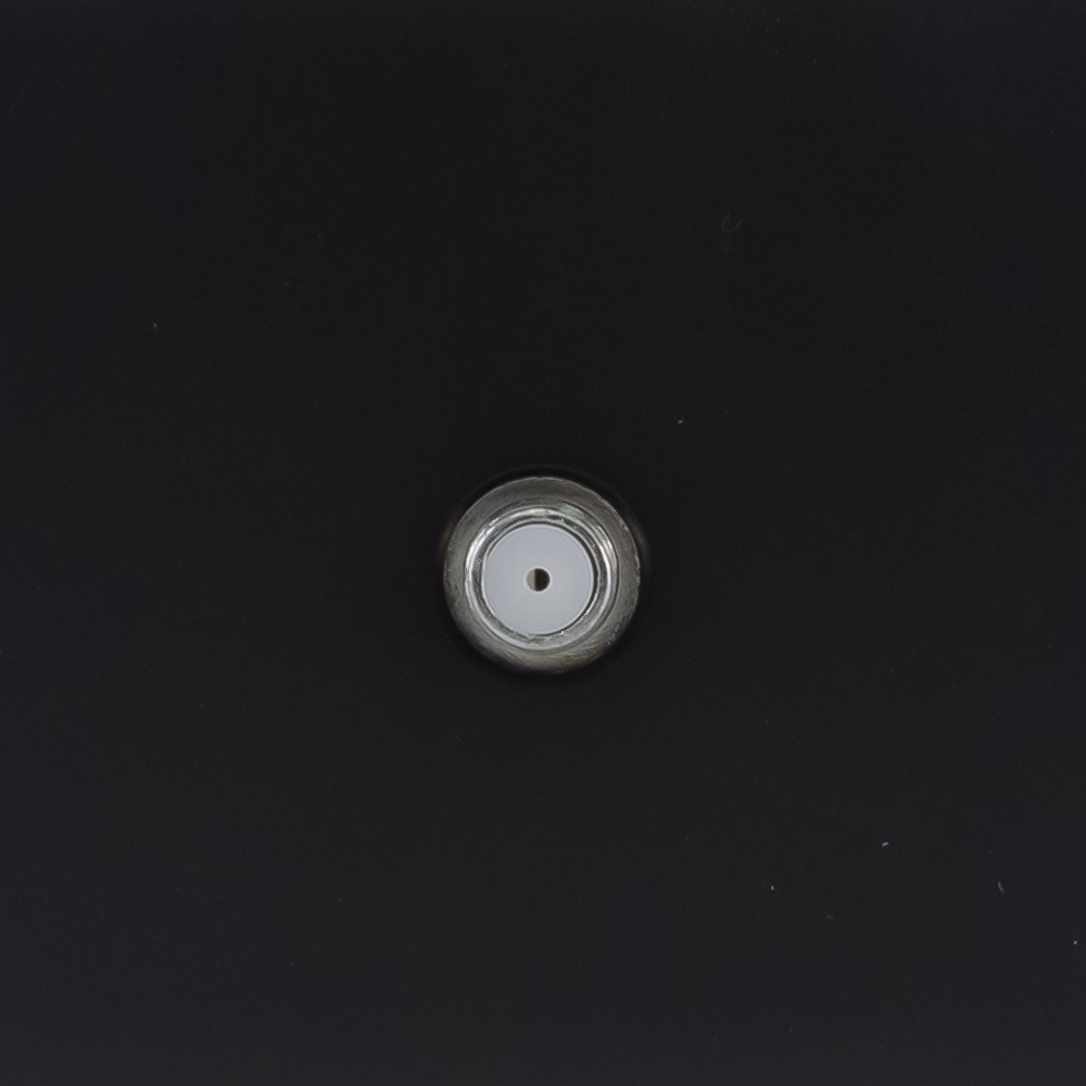 Trendi Switch 1 Gang Male F-Type Matt Black Satellite Television Socket Image 2