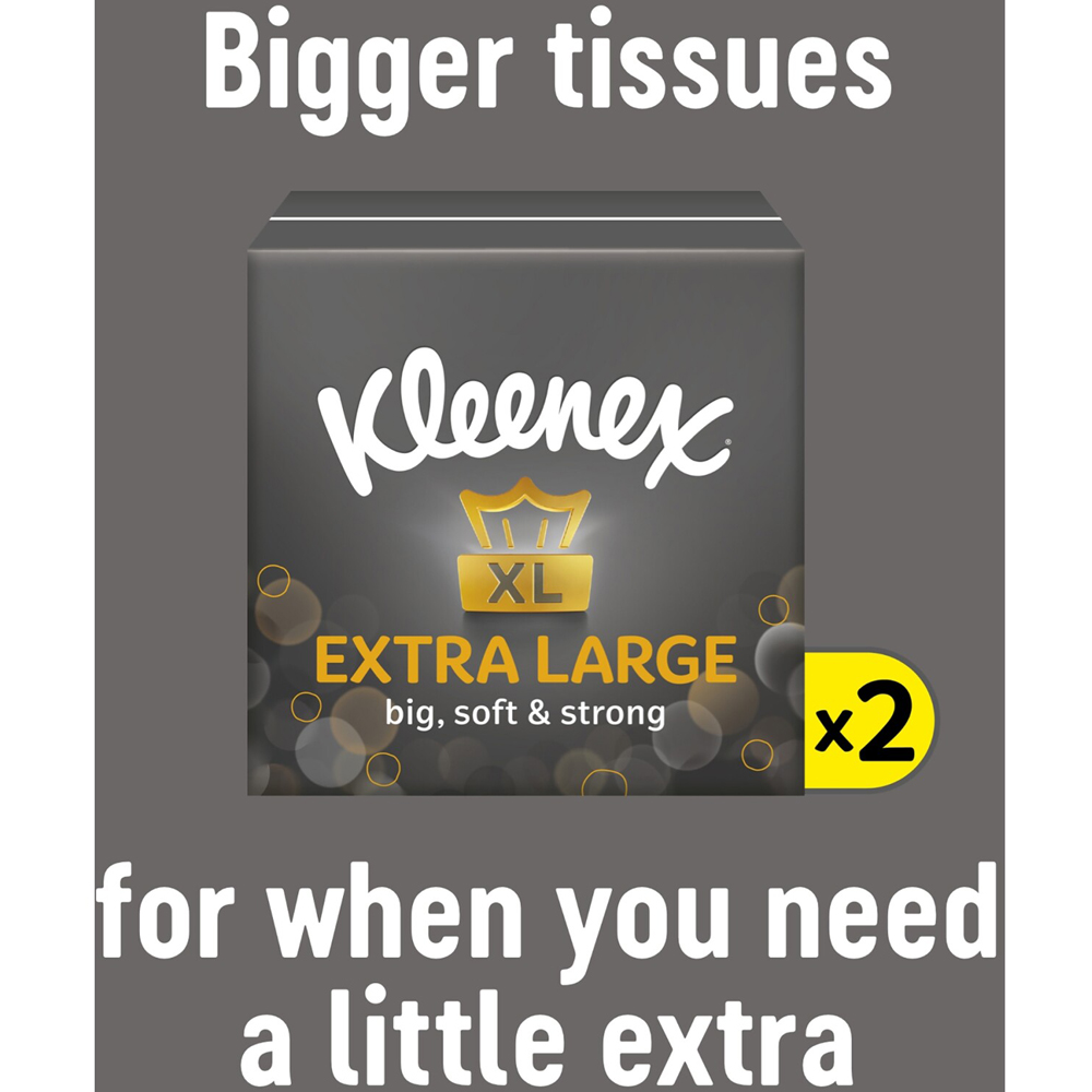 Pack of 2 Kleenex Extra Large Tissue Boxes Image 5