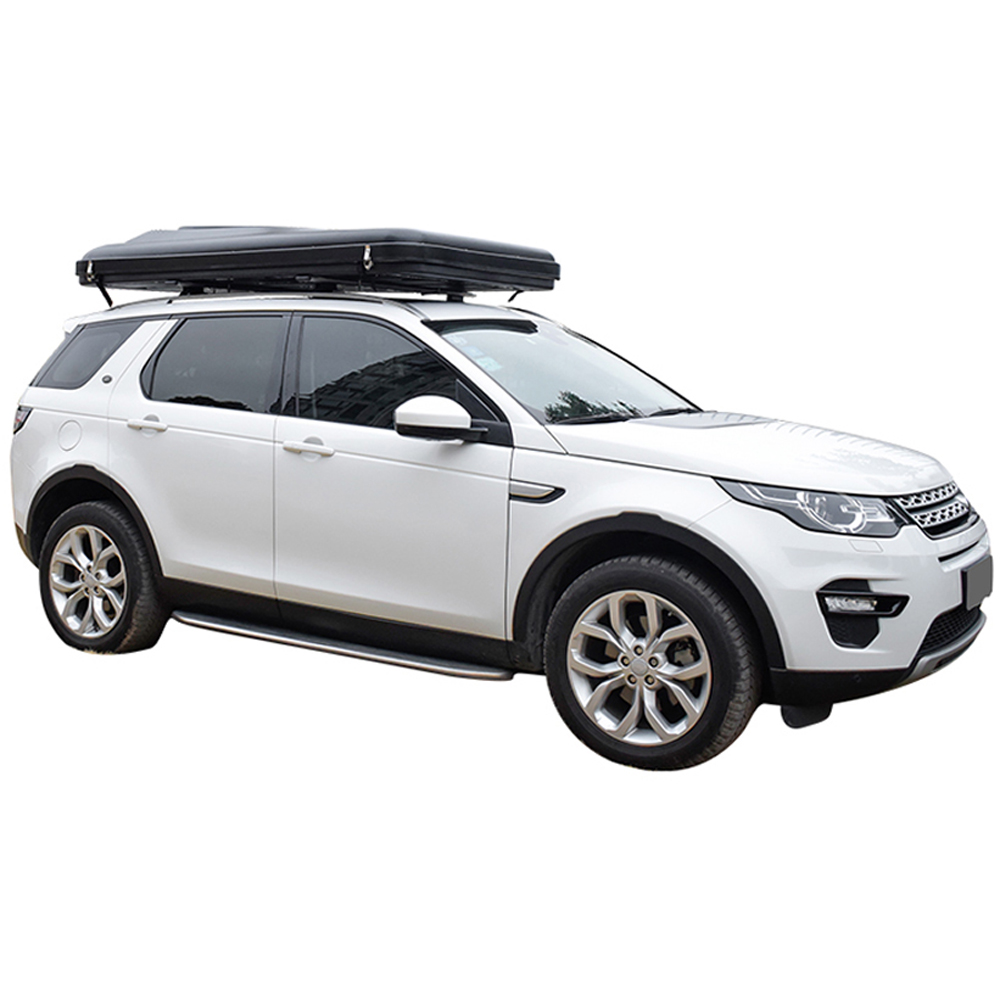 Living and Home Green Hard Shell Car Roof Tent with Retractable Ladder 210 x 130cm Image 4