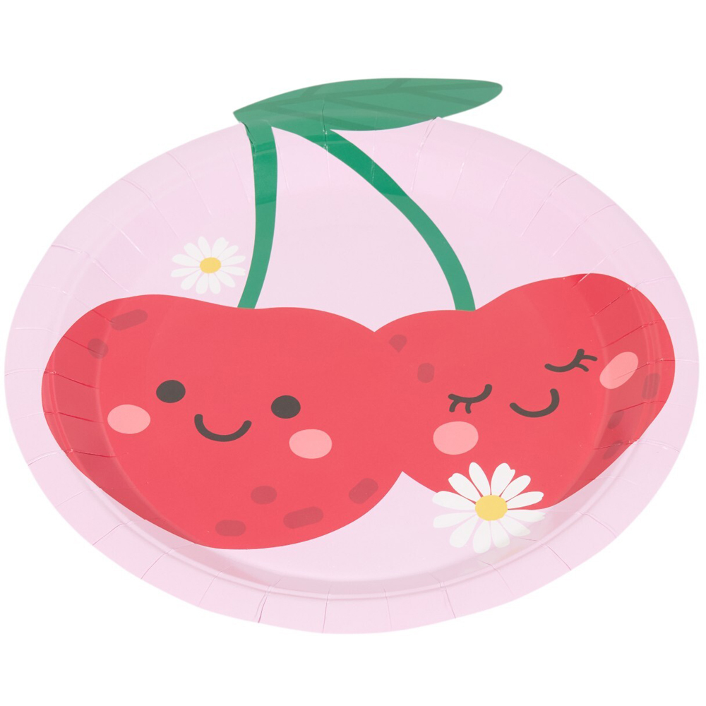 Pack of 10 Cute Fruit Plates Image 7