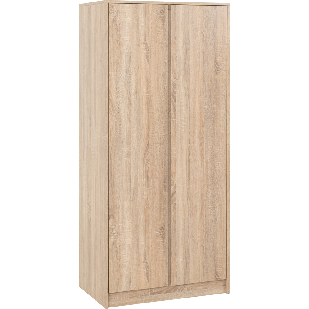 Seconique Malvern 2 Door Sonoma Oak Wardrobe Image 2