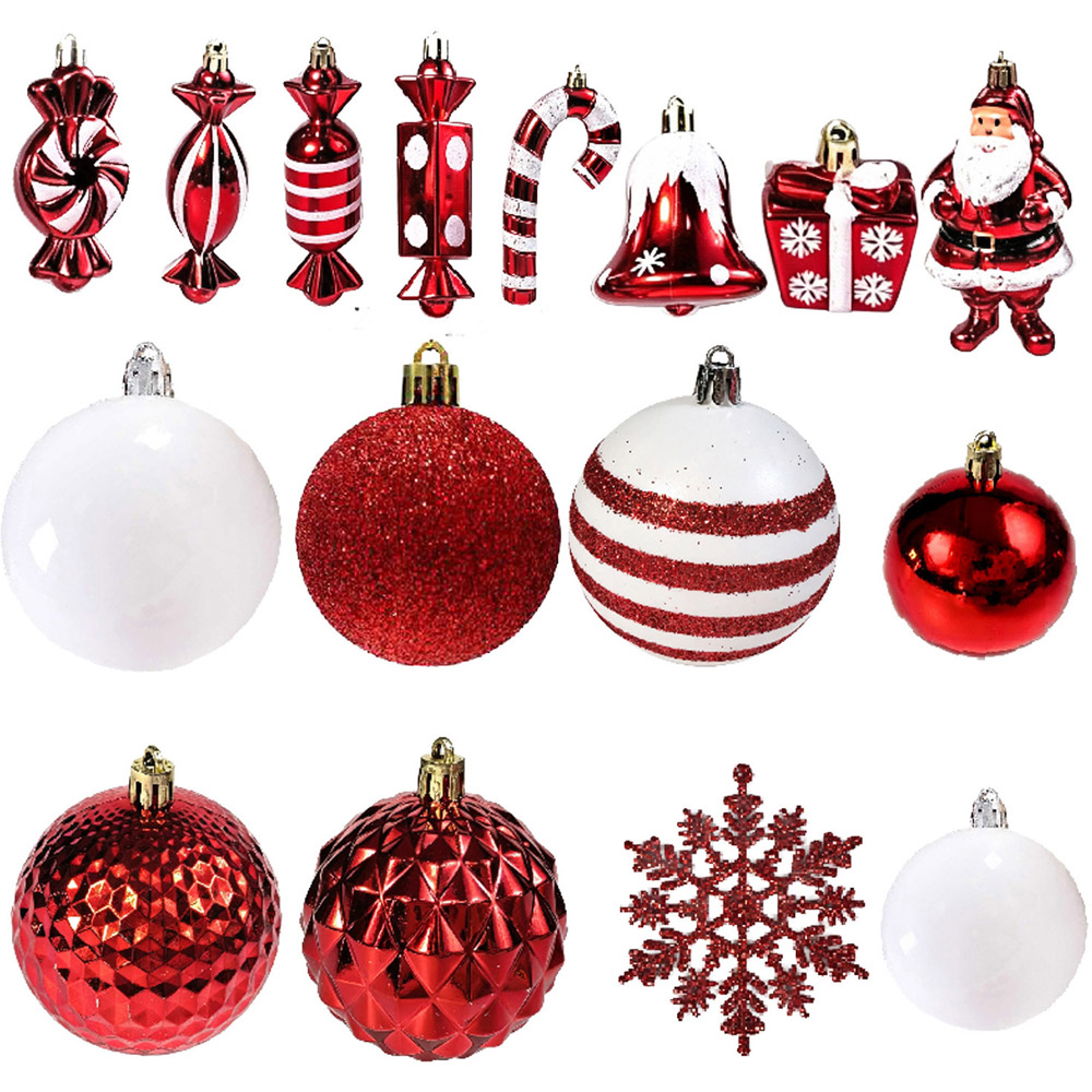 Set of 106 Candy Cane Carnival Baubles Image 2