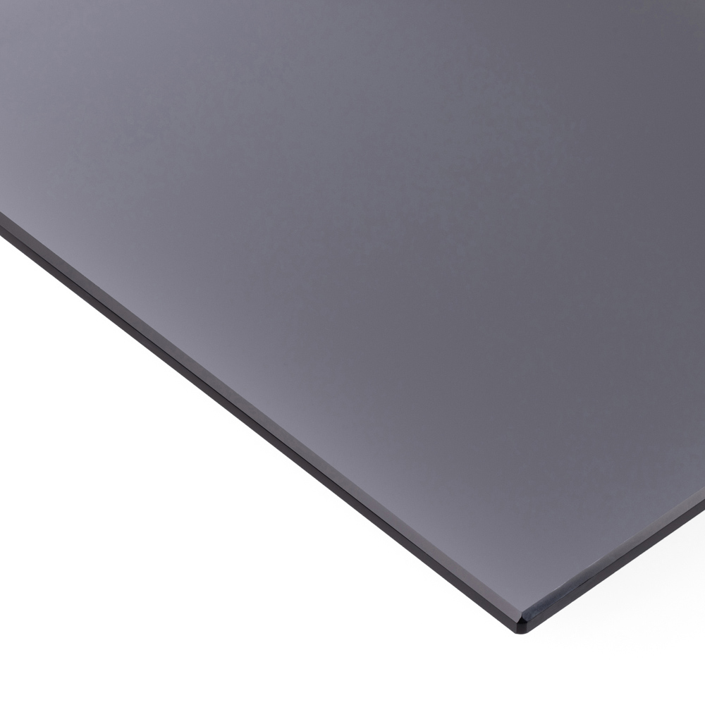 Florence Tipton Single Shelf Black Smoked Glass Round Coffee Table Image 5