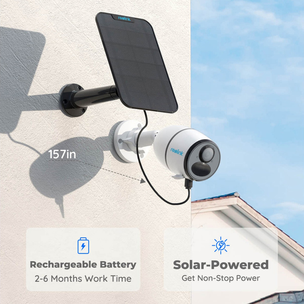 Reolink Go Plus 4G LTE Solar CCTV Kit 64GB SD CARD with SIM Image 2