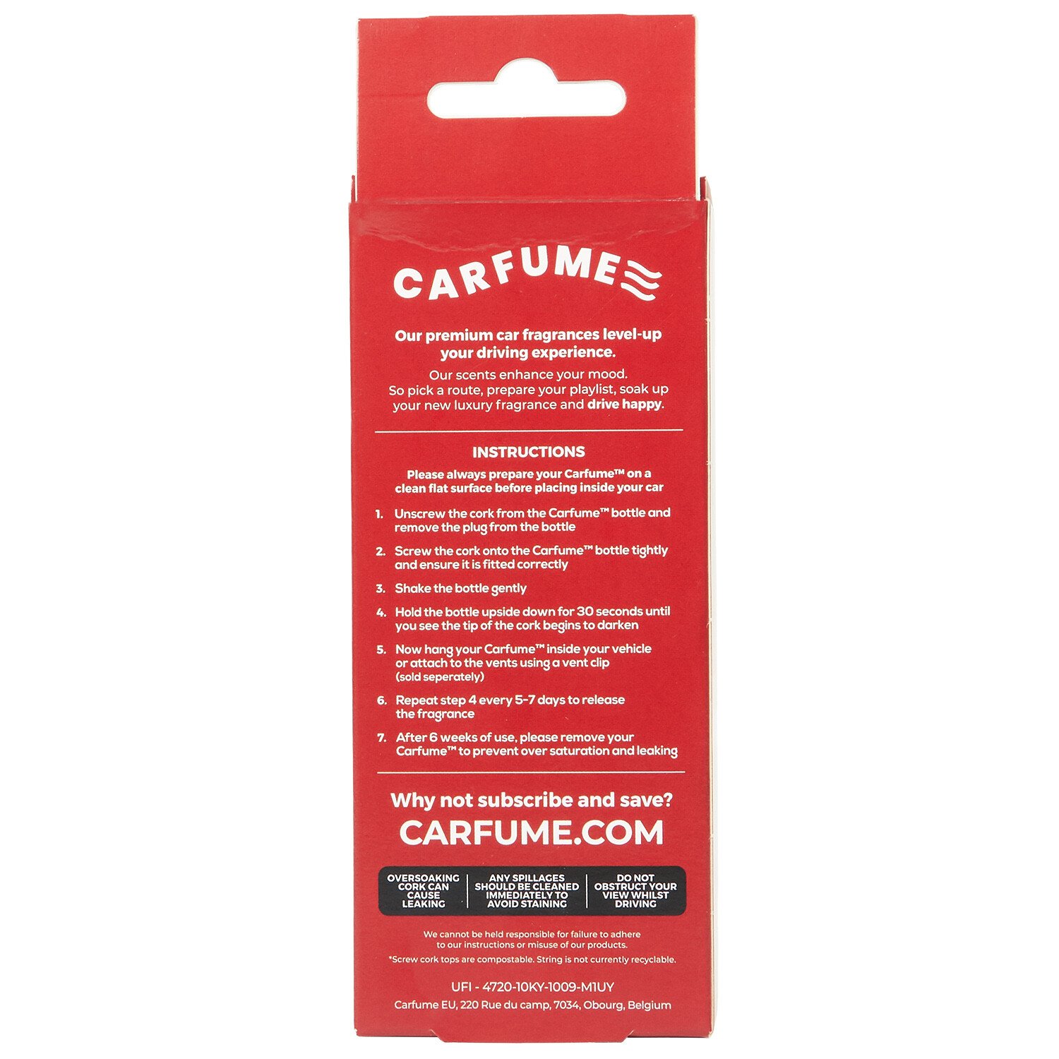 Carfume Car Air Freshener - Cherry Euphoria Image 3