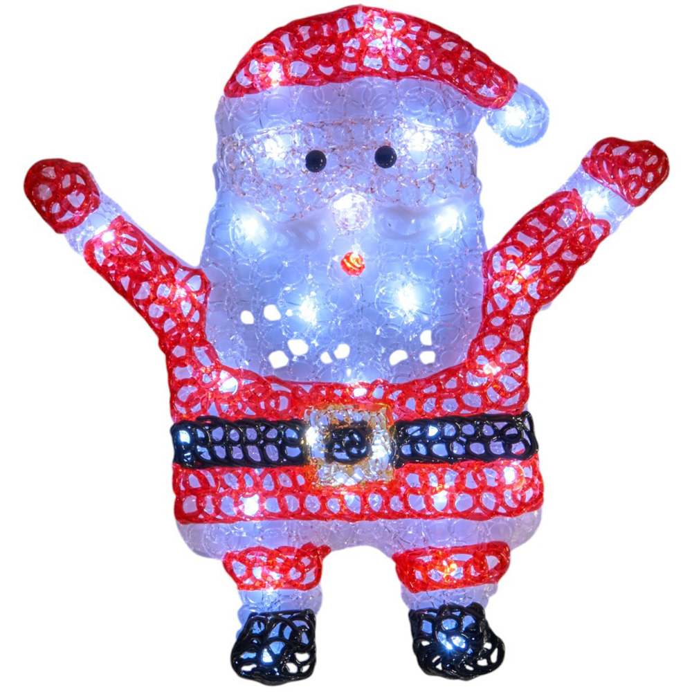 Acrylic LED Christmas CharacterRed or White Image 3