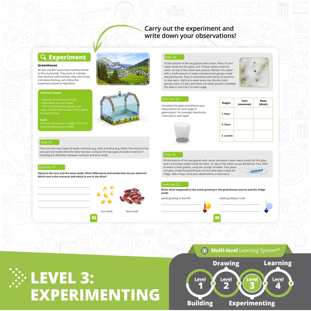 Engino How Greenhouses Work Building Set Image 8