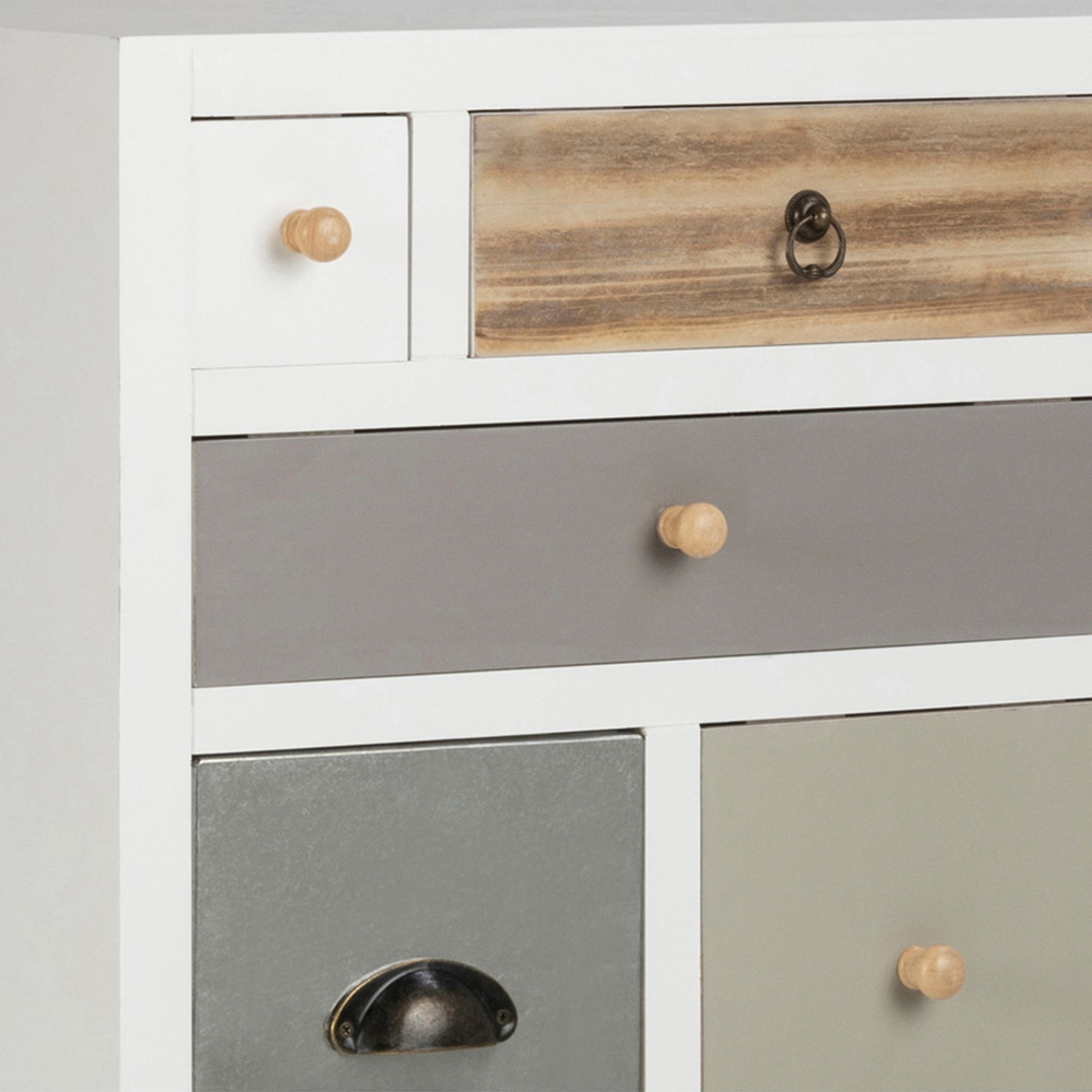 Florence Thais 13 Drawer White Chest of Drawers Image 7