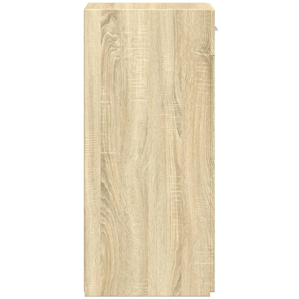 vidaXL Single Door Single Drawer Sonoma Oak Sideboard Image 5