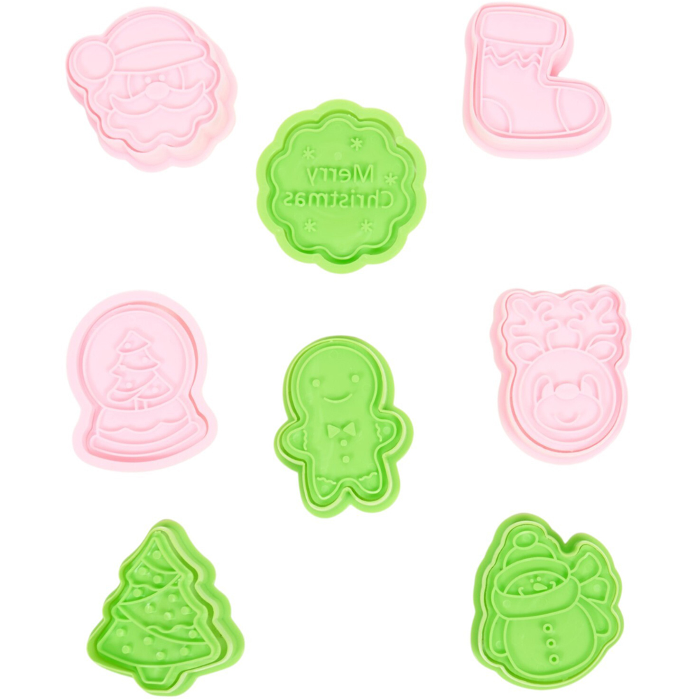 Pack of 8 Christmas Cookie Cutters Image 2