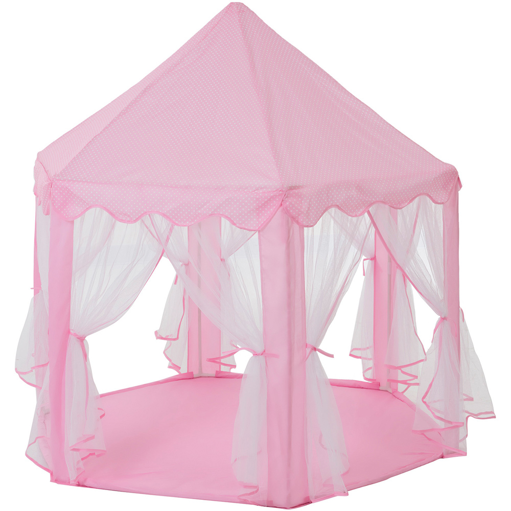 Pink Princess Tent with Lights Pink Image 1