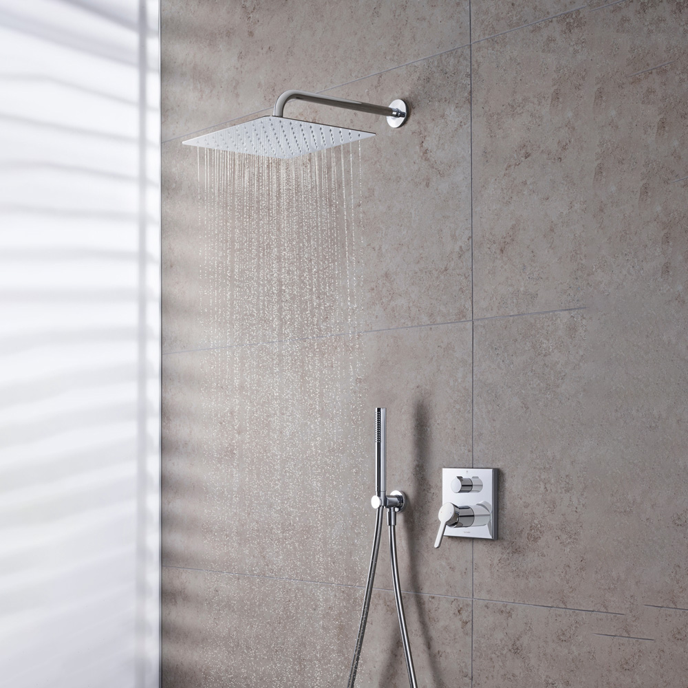 Duravit Round Chrome Stick Hand Shower Image 2