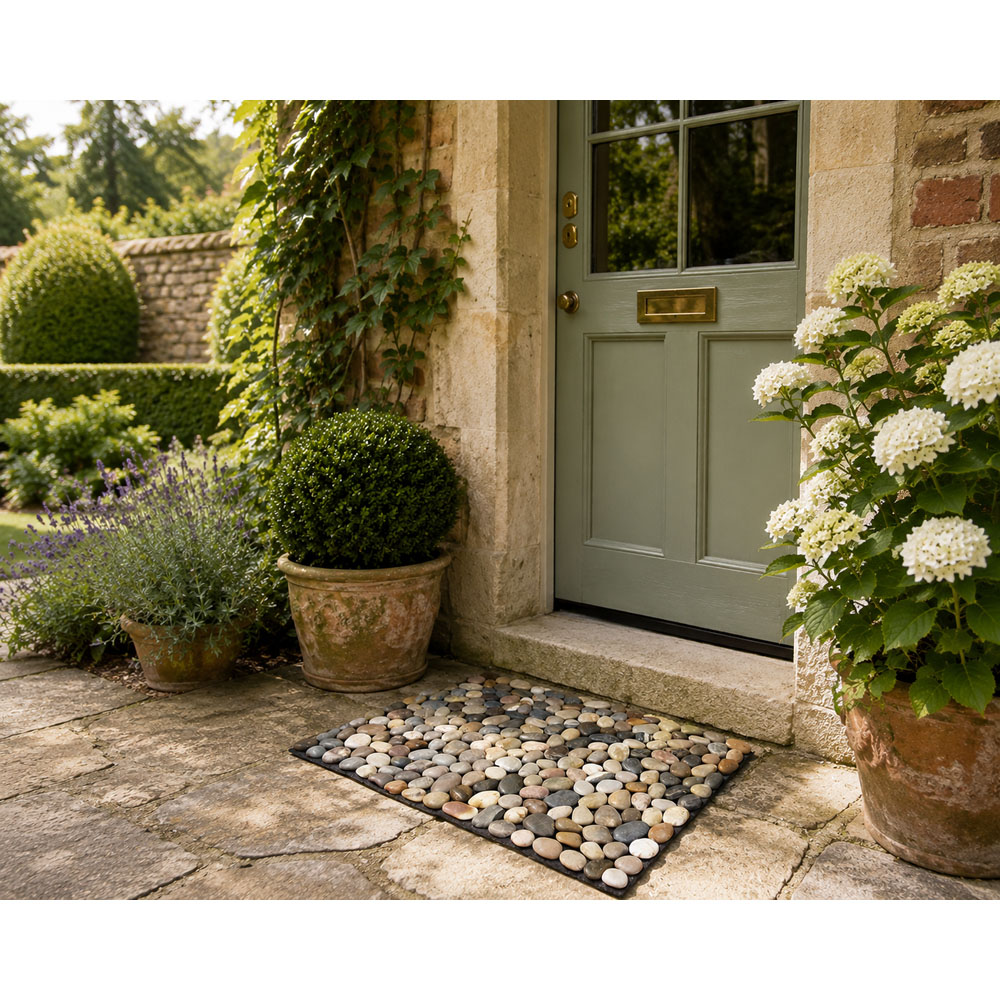 Avilo River Rock Pebble Door Mat Image 3