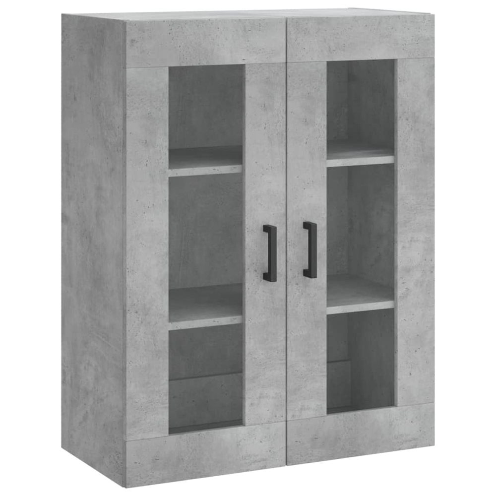 vidaXL 3 Door 3 Drawer Concrete Grey Highboard Image 5