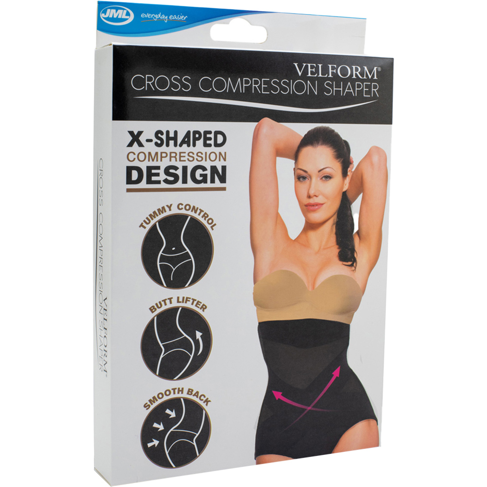 JML Velform Black Cross Compression Shaper XXL Image