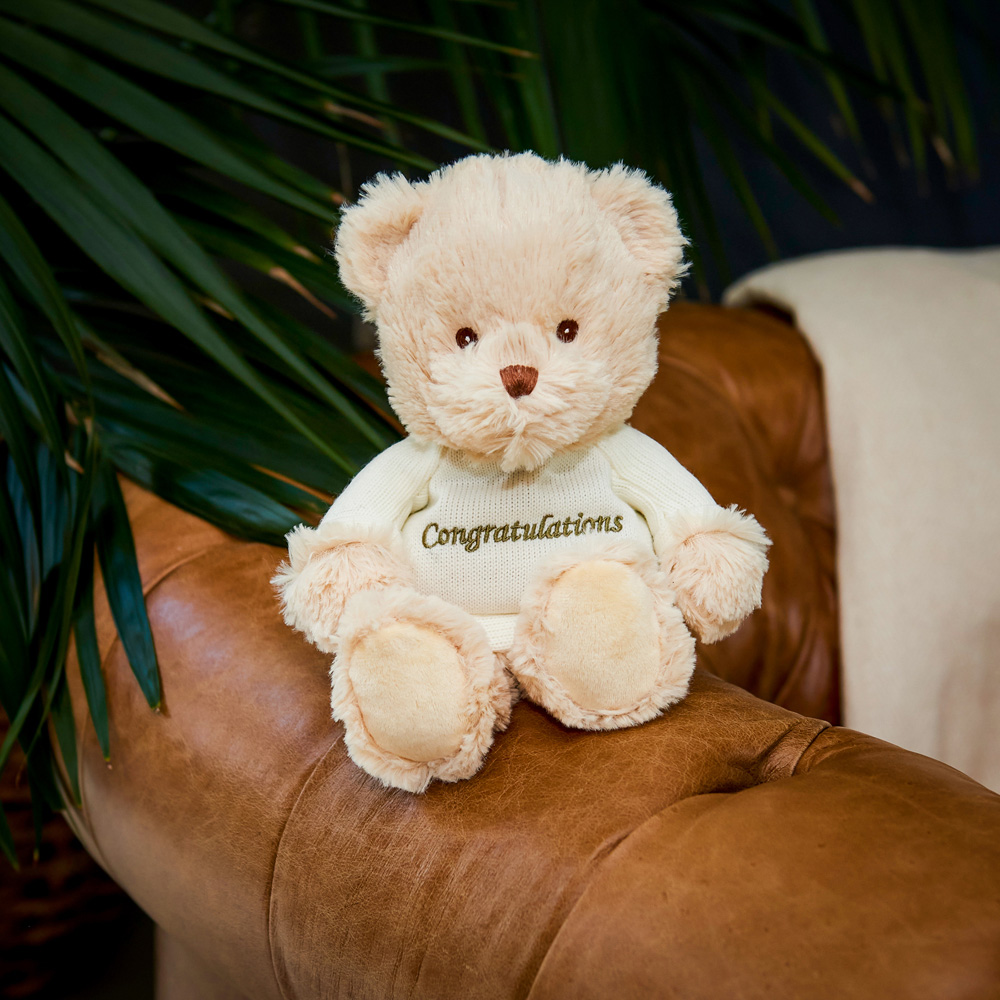 Warmies Congratulations Microwaveable Plush Bear 22cm Image 4